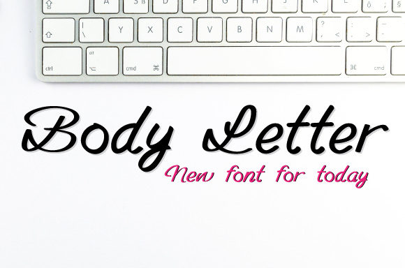 Body Letter Font - Featured Image