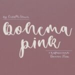 Bohema Pink Font - Featured Image