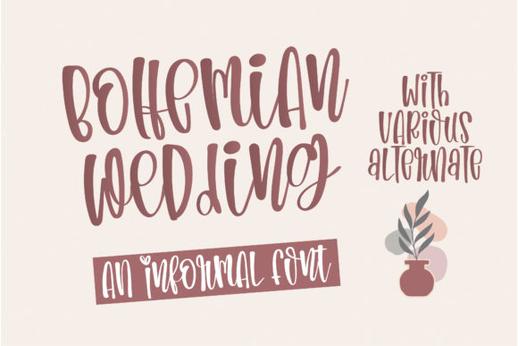 Bohemian Wedding Font - Featured Image