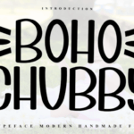 Boho Chubby Font - Featured Image
