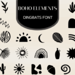 Boho Elements Font - Featured Image