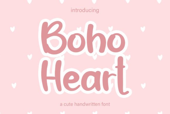 Boho Heart Font - Featured Image