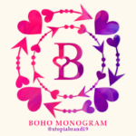 Boho Monogram Font - Featured Image
