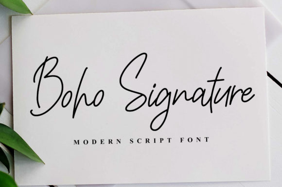 Boho Signature Font - Featured Image