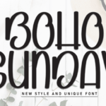 Boho Sunday Font - Featured Image