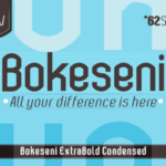 Bokeseni ExtraBold Condensed Font - Featured Image