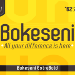 Bokeseni ExtraBold Font - Featured Image