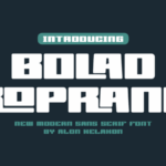 Bolad Roprang Font - Featured Image