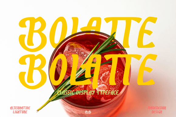 Bolatte Font - Featured Image