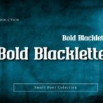 Bold Blackletter Font - Featured Image