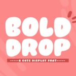 Bold Drop Font - Featured Image