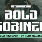 Bold Gobinek Font - Featured Image