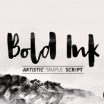 Bold Ink Font - Featured Image