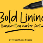 Bold Lining Font - Featured Image
