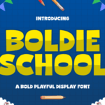Boldie School Font - Featured Image