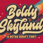 Boldy Skyline Font - Featured Image