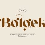 Bolgek Font - Featured Image
