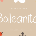 Bolleanita Font - Featured Image