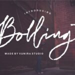 Bolling Font - Featured Image