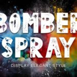 Bomber Spray Font - Featured Image