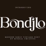 Bondjlo Font - Featured Image