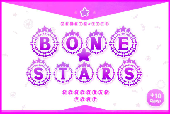Bone Stars Font - Featured Image