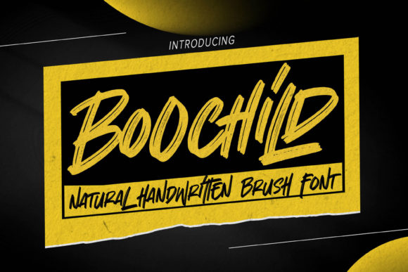 Boochild Font - Featured Image