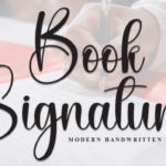 Book Signature Font - Featured Image