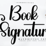 Book Signature Font - Featured Image