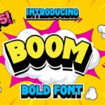Boom Pow Font - Featured Image
