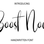 Boost Now Font - Featured Image