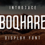 Boqhare Font - Featured Image