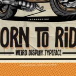Born to Ride Font - Featured Image
