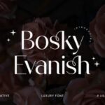 Bosky Evanish Font - Featured Image