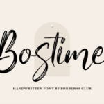 Bostime Font - Featured Image
