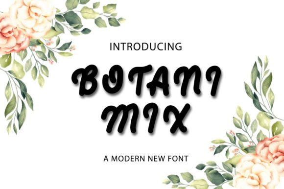 Botani Mix Font - Featured Image