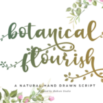 Botanical Flourish Font - Featured Image