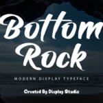 Bottom Rock Font - Featured Image