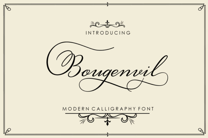 Bougenvil Font - Featured Image