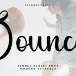 Bounce Font - Featured Image