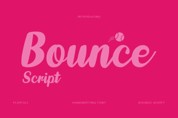 Bounce Script Font - Featured Image