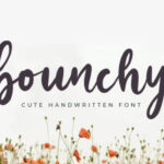 Bounchy Font - Featured Image