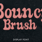 Bouncy Brush Font - Featured Image