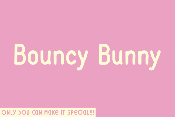 Bouncy Bunny Font - Featured Image