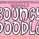 Bouncy Doodle Hand Drawn Cartoon Font - Featured Image
