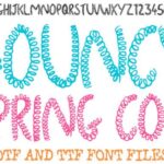 Bouncy Spring Coil Font - Featured Image