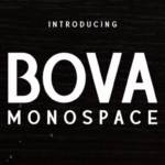 Bova Monospace Font - Featured Image