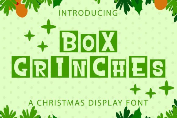 Box Grinches Font - Featured Image