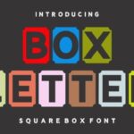 Box Letter Font - Featured Image
