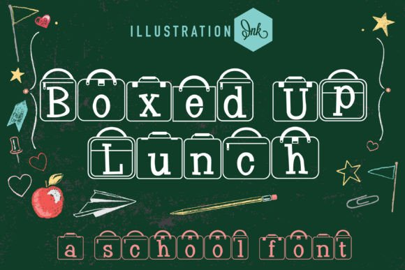 Boxed Up Lunch Font - Featured Image